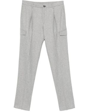 Tagliatore Side-Pocket Pants - Gray