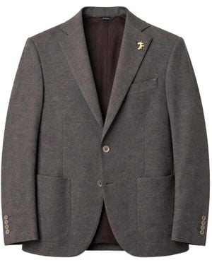Tombolini Single-Breasted Blazer - Gray