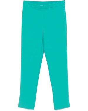 Patrizia Pepe Low-Waisted Trousers - Blue