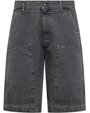 AMISH Utility-pocket Bermuda Shorts - グレー