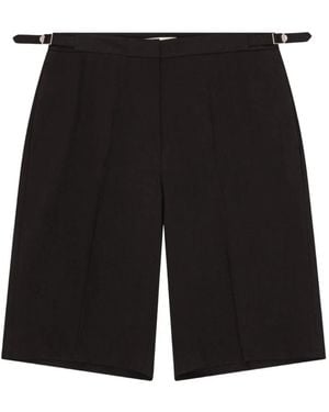 Herskind Joel Strap-Detail Tailored Shorts - Black