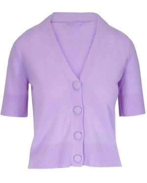 Veronica Beard Solene Cardigan - Purple