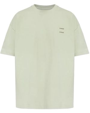 Samsøe & Samsøe Camiseta Joel Con Logo Estampado - Blanco