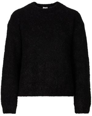C.t. Plage Bouclé Long-Sleeve Sweater - Black