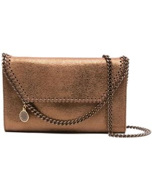 Stella McCartney Falabella Chain-Trimmed Cross-Body Bag - Bruin