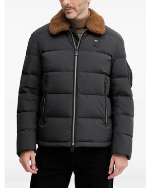 Blauer Reynold Teddy-Collar Padded Jacket - Black