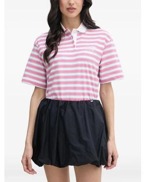 Joop! Striped Polo Top - Pink