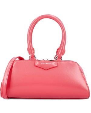 Givenchy Mini Antigona East-West Calf Leather Satchel - Pink