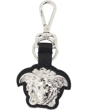 Versace Schlüsselanhänger Mit Medusa-Kopf - Weiß