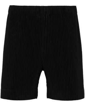 Homme Plissé Issey Miyake Mc July Shorts - Black