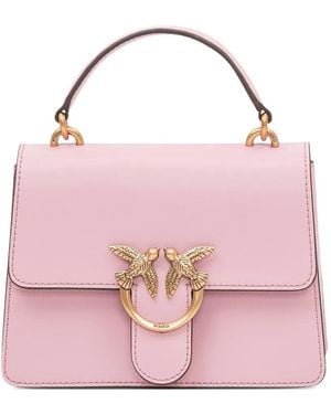 Pinko Mini Love Birds Tote Bag - Pink