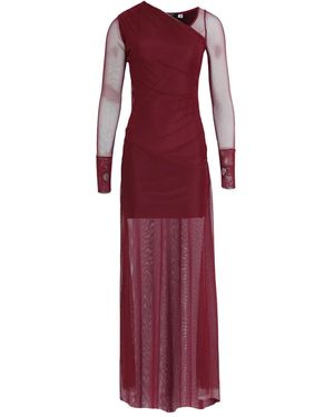 Amir Slama X Astrid Asymmetric-Neck Maxi Dress - Red