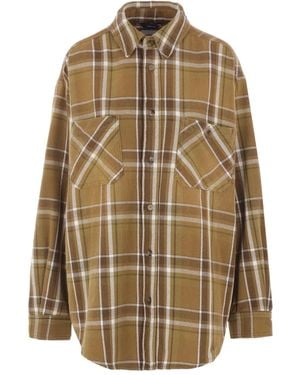 Haikure Checked Cotton Shirt - Green