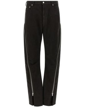 Rick Owens Bolan Banana Zip-Detail Jeans - Black