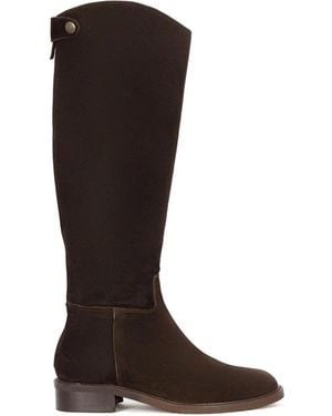 Julie Dee Buckle Boots - Brown