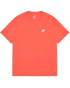 Nike Sportswear Club Logo T-Shirt - Red