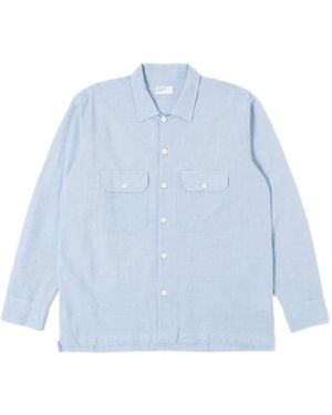 Universal Works Cargo Overhemd - Blauw