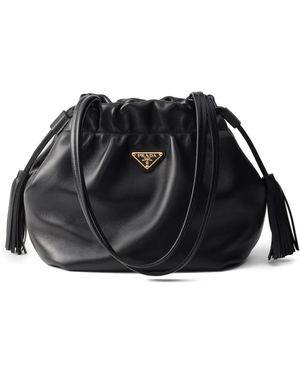 Prada ナッパレザー ショルダーバッグ - ブラック