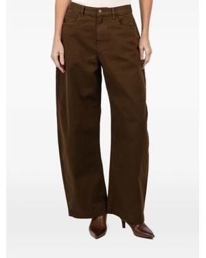 Ronny Kobo Hose mit weitem Bein - Braun