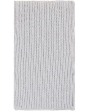 Malo Ribbed Scarf - Grey