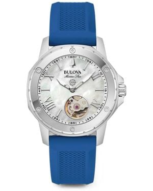 Bulova Marine Star 35Mm Watch - Blue