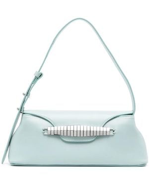 Elleme Eva Snake-Chain Detail Shoulder Bag - Blue