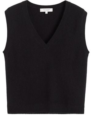 Chinti & Parker Top Con Cuello En V - Negro