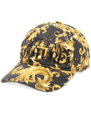 Versace Jeans Couture Logo-Plaque Baseball Cap - Metallic