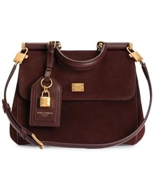 Dolce & Gabbana Small My Sicily Handbag - Brown