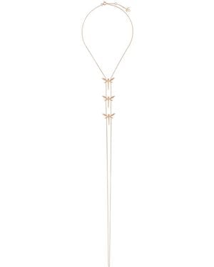 Anapsara Collar Con Libélula - Blanco