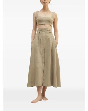 LeKasha Jirja Cropped Top - Naturel