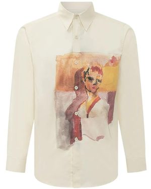 Kidsuper Portrait Shirt - White