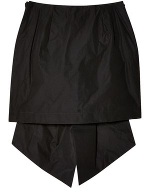 Simone Rocha Bow-Detail Mini Skirt - Black