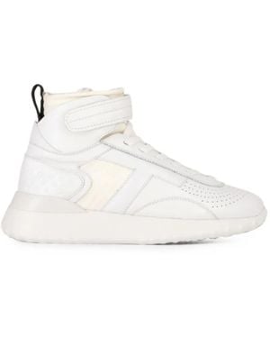 Tod's Touch-Strap High-Top Trainers - White