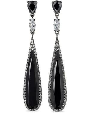 Anabela Chan 18Kt Shard Weißgoldohrringe Mit Diamanten - Schwarz