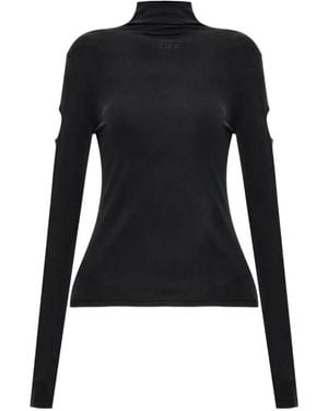 Off-White c/o Virgil Abloh Cut-Out T-Shirt - Black