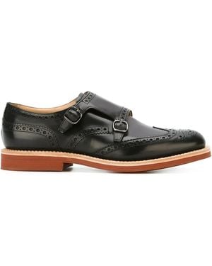 Church's Suede Monk Shoes - Black