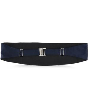 Corneliani Pleated Satin Cummerbund - Blue