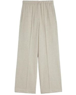 Jil Sander Flanellen Broek - Wit