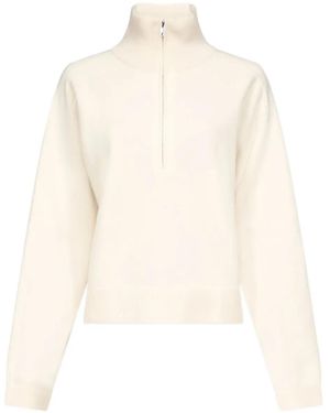 Loulou de Saison Dries Zip-Front Jumper - White