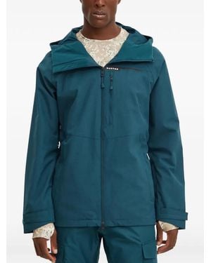 Burton Ski-Kapuzenjacke Mit Reißverschluss - Blau