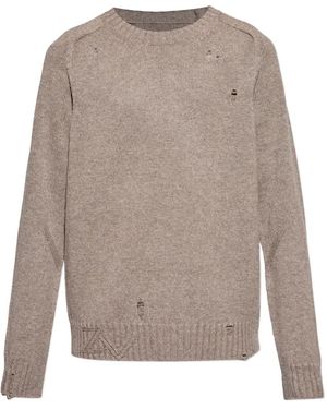 Zadig & Voltaire Pullover mit Distressed-Finish - Grau
