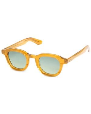 Moscot Gafas Dahven con montura redonda - Amarillo