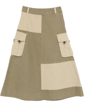 Damson Madder Marcelle Barn Maxi Skirt - Natural