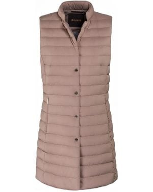 Moorer Bodywarmer Met Gewatteerd Patroon - Bruin