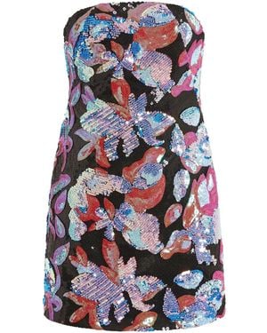 16Arlington Stell Mini-Jurk Met Pailletten - Blauw