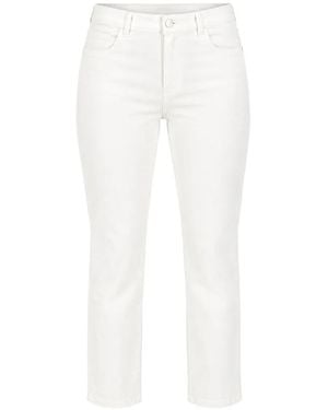 Emme Marella Logo-Patch Jeans - White