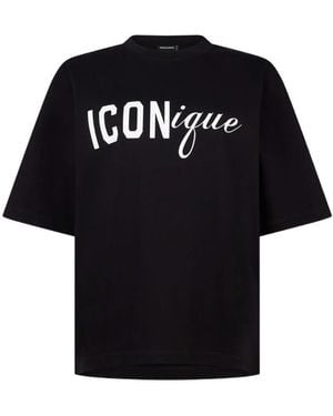 DSquared² Iconique T-Shirt - Black