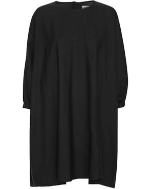 Henrik Vibskov Asymmetrisches Non Chalant Oversized-Kleid - Schwarz