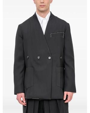 Setchu Origami double-breasted jacket - Negro
